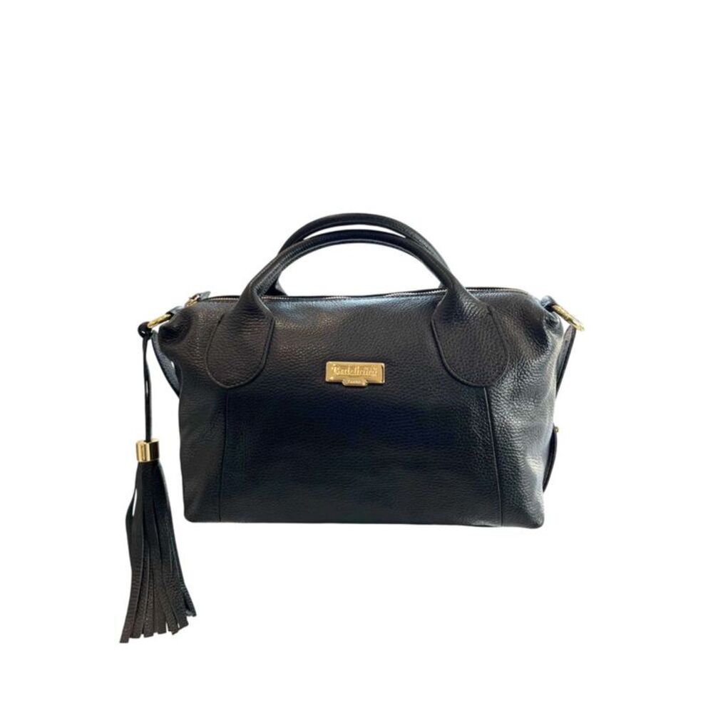 Baldinini Trend Black Leather Women Women's Handbag